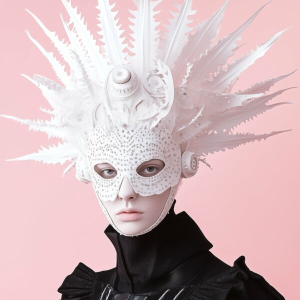Avant-Garde Headpiece and Mask